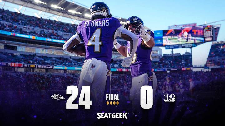Game Recap: Ravens Shut Out Bengals on the Road