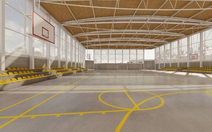 Nou pas endavant en la construcció de la pista poliesportiva i la millora del Centre de Serveis per a la Gent Gran del Morell