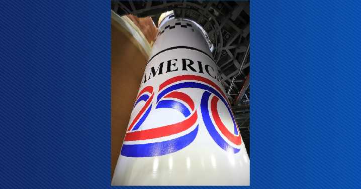 NASA’s moon rocket celebrates 250 years of American innovation