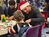 Kids at DC hospital get visit, holiday gifts, from Washington Wizards players