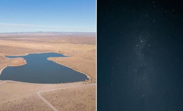 La laguna del sur que es ideal para ver flamencos, cisnes y teros