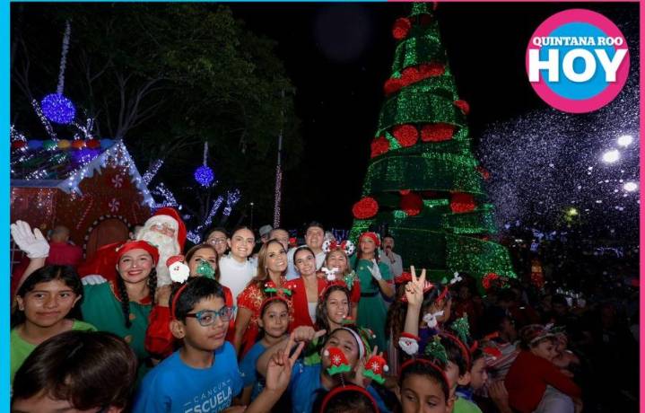 Iluminan Ana Paty Peralta y Mara Lezama con unión la navidad