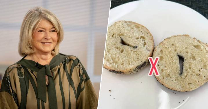 Martha Stewart Shares Unhinged Bagel