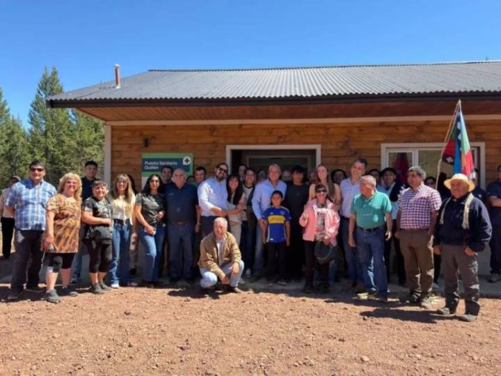 Figueroa inauguró el nuevo puesto sanitario de Quillén