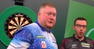 Darts star suffers embarrassing wardrobe malfunction before passionate gravy rant