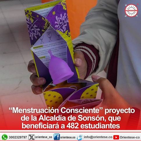 “Menstruación Consciente” proyecto de la Alcaldía de Sonsón, que beneficiará a 482 estudiantes