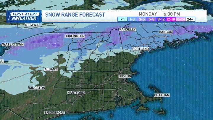 Multiple chances for snow in New England this week thanks to unsettled pattern
