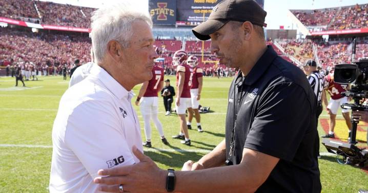 When does Iowa play Matt Campbell, Penn State?