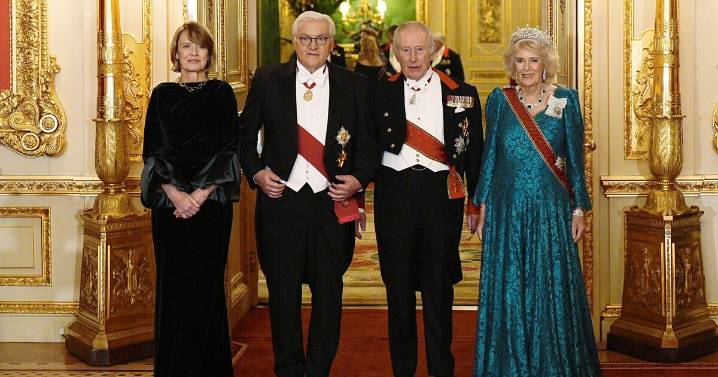 Queen Camilla stuns in glittering tiara with matching jewels at state