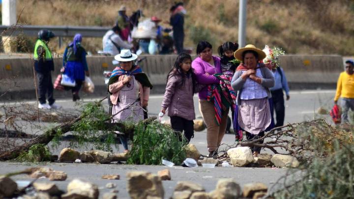 Dos manifestantes mueren por disparos durante protesta en Bolivia