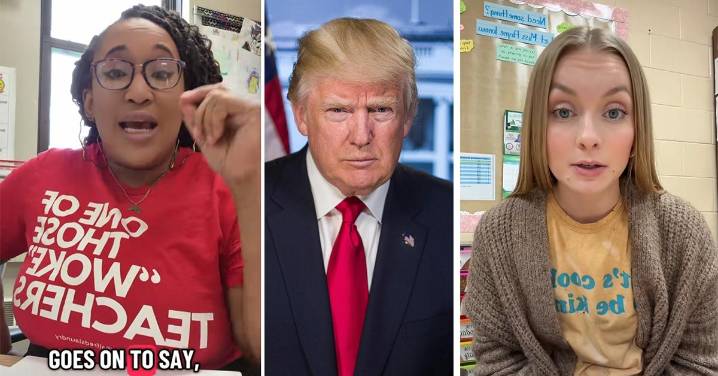 Teacher Says 'TeacherTok' Is a Scheme Set up by Donald Trump to "End Public Education"