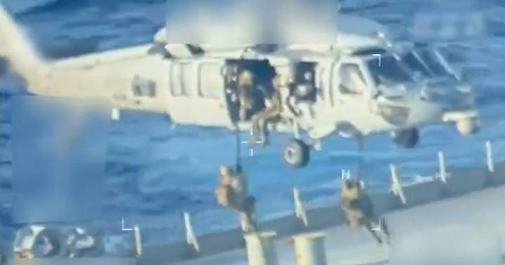 Así fue el abordaje del petrolero incautado por Estados Unidos frente a las costas de Venezuela