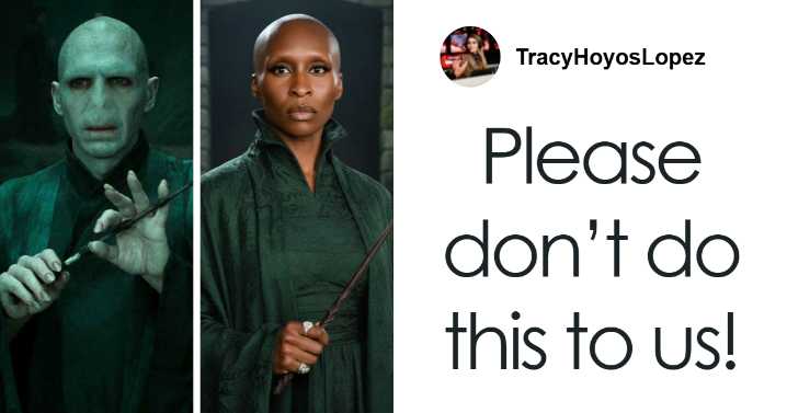 “Don’t Do This To Us”: Cynthia Erivo Allegedly In Talks To Play Lord Voldemort, Sparking Meltdown