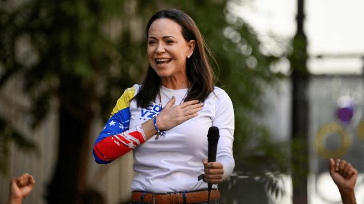 María Corina Machado pide a las democracias defender la libertad después de recibir el Nobel de la Paz
