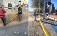 Realizan labores de limpieza en la avenida 16 de Septiembre