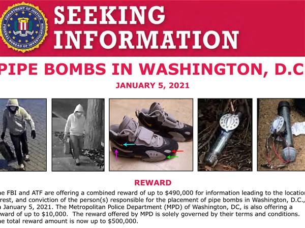 FBI makes arrest in investigation into pipe bombs placed in DC on eve of Jan. 6 riot, source says