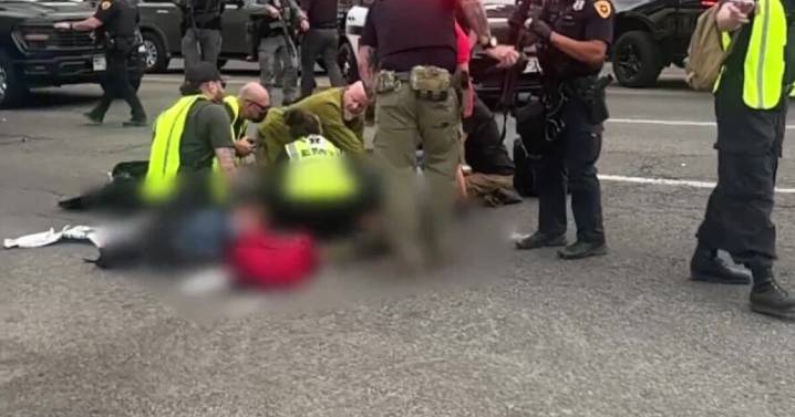 ‘Peacekeeper’ charged with manslaughter in fatal 'No Kings' protest shooting