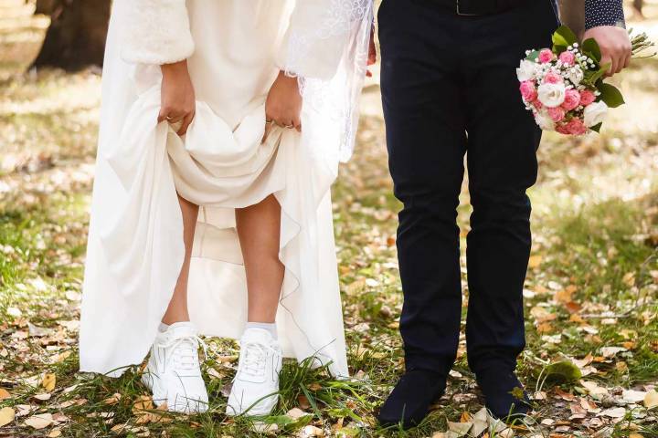 Woman Asks Brides to Stop Wearing Sneakers at Their Weddings