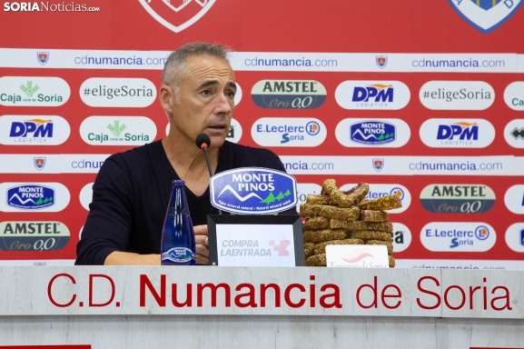 Ángel Rodríguez pone deberes a su Numancia antes de Navidad: ?Tenemos que conseguir el liderato?