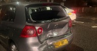 'A hit-and-run nutter slammed into my car TWICE