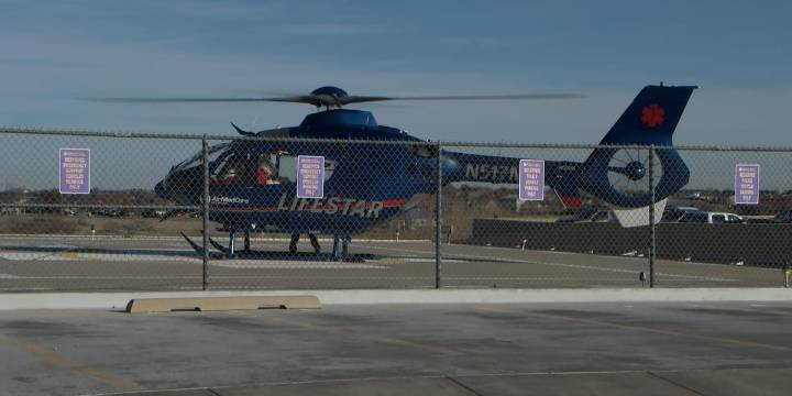 Santa makes appearance at Northwest Texas with Lifestar helicopter ride