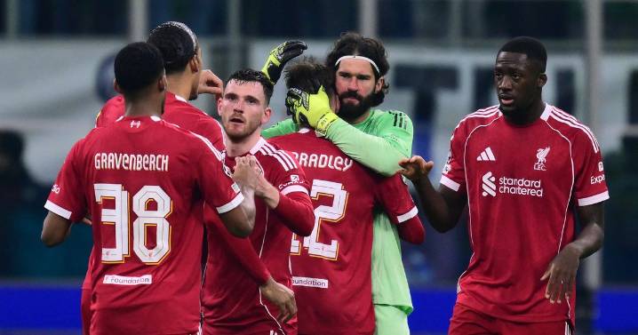 How many points Liverpool need to qualify for Champions League knockout stages after Inter win