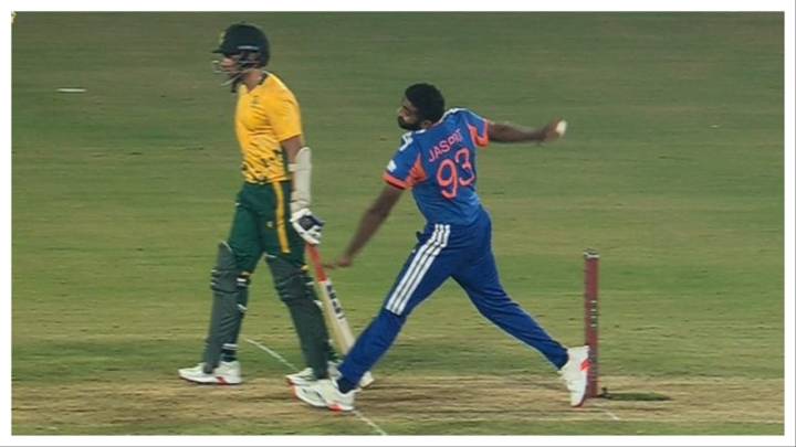 Watch: No-ball controversy clouds Jasprit Bumrah’s 100th T20I wicket in India vs South Africa clash