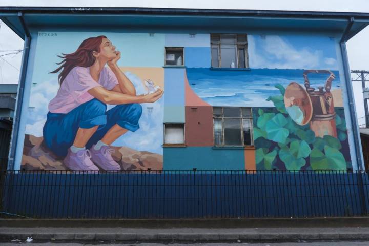 Con más de 10 murales pintados concluyó exitosa versión 2025 del encuentro Muralista del Carbón