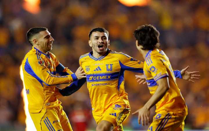 Liga MX: Logra Tigres mínima ventaja en El Volcán