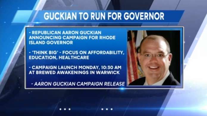 Republican Guckian announces bid for Rhode Island governor