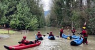 Spokane Valley, City of Spokane Swift Water Rescue team provides support amid flooding in Skagit County