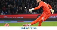 El penal a 130 kilómetros por hora que pateó el arquero del Napoli y recorre el mundo