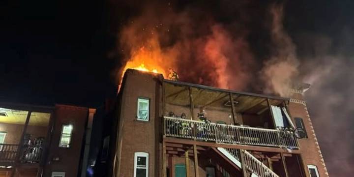 Fire forces 22 residents out of home in Hartford