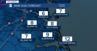 First Warning Forecast: Icy blast ahead, single digit wind chill values