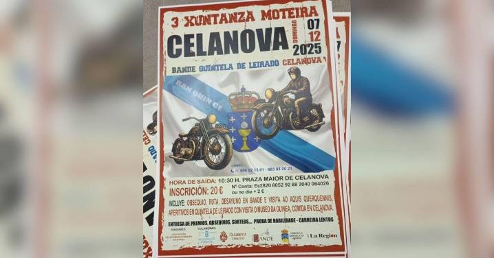 Celanova cita a los moteros de Galicia este fin de semana