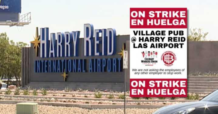 Culinary Union schedules 24-hour strike at Harry Reid International Airport