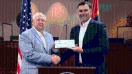 Secretary Watson presents $6.39M Tidelands Trust Funds check to MDMR