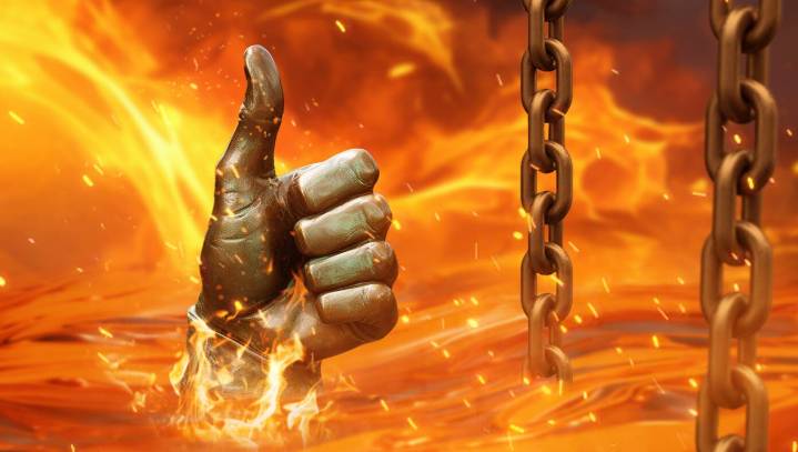 Robert E. Lee Statue Gives One Final Thumbs