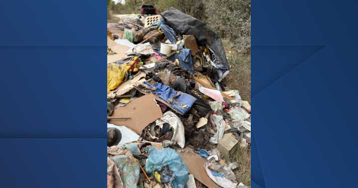 Man arrested in connection to 1,000 pounds of debris dumped in McLennan County