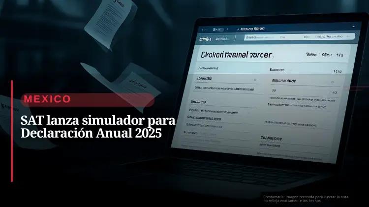 SAT lanza simulador de Declaración Anual 2025 para evitar sanciones