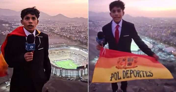 Cliver Huamán: Adolescente peruano narra la final de la Libertadores desde un cerro