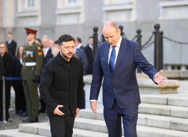 Zelensky thanks Ireland for its generosity amid Russian invasion