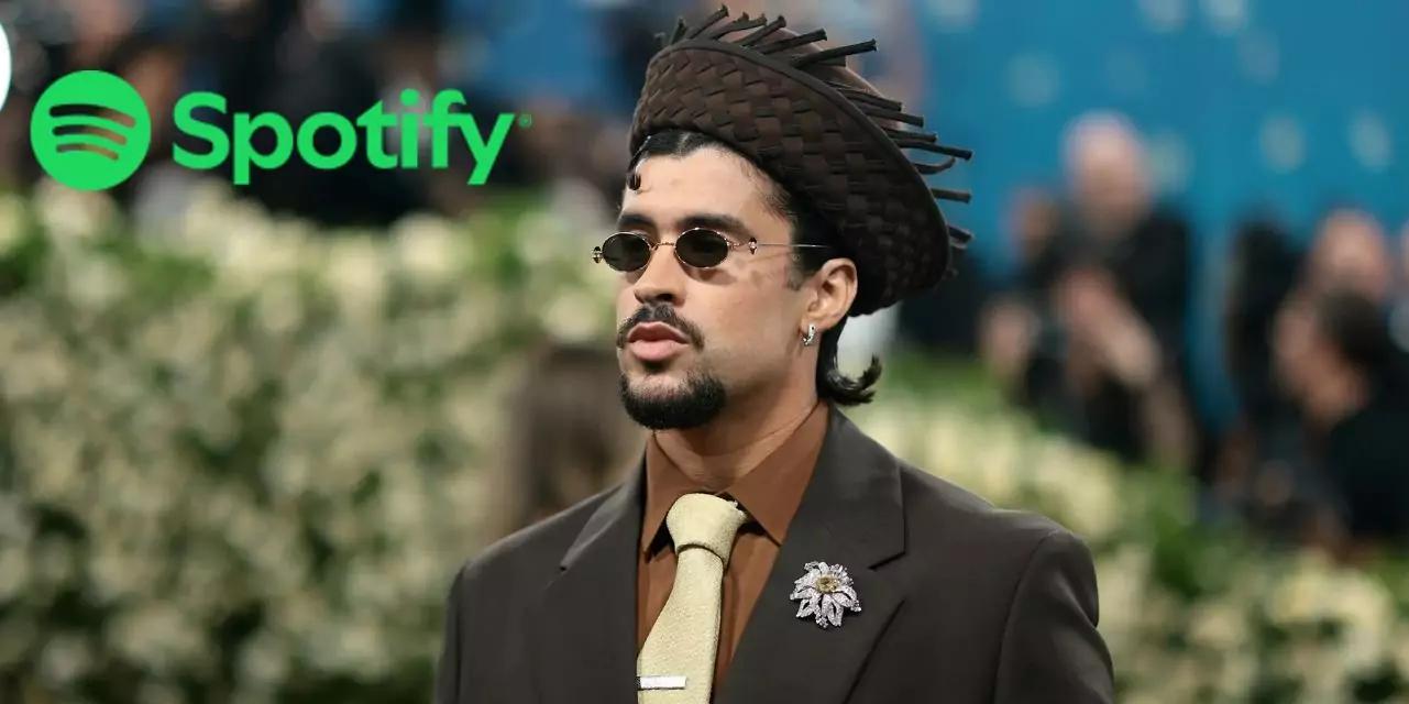 Bad Bunny es el artista más escuchado del mundo en 2025 según Spotify Wrapped