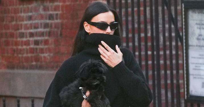 Photos: Irina Shayk's Fur Coat Is All You Can Focus On