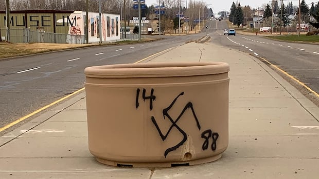 RCMP investigate racist graffiti in Brooks