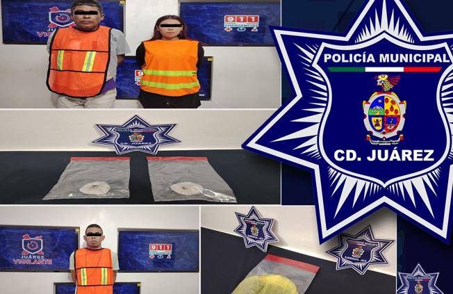 Capturaron a tres con marihuana y cristal