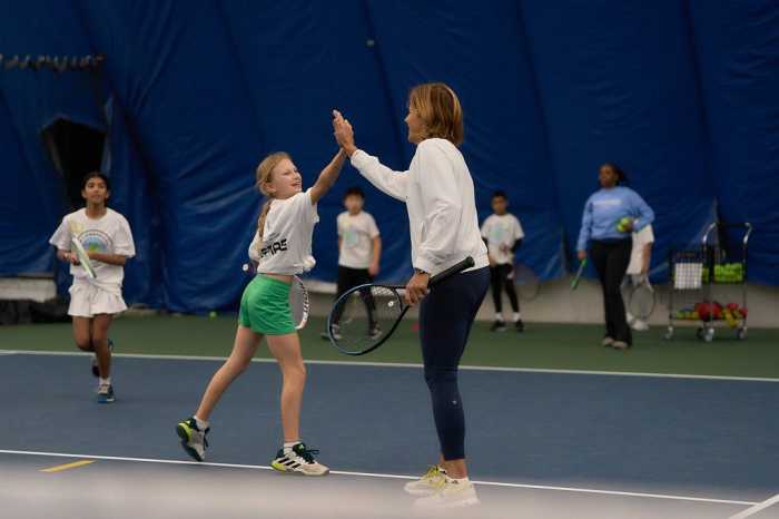 Tennis Hall of Fame players inspire young Bronx students at Cary Leeds Center Workshop