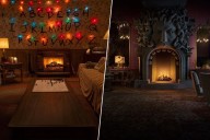 El compromiso de Netflix con sus chimeneas de Navidad es tal que las graba físicamente y ya tiene varias tematizadas