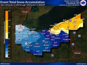 Accumulating snow, dangerous cold to impact Northeast Ohio this weekend
