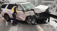Five Injured When Boulder Slams Pickup Truck On Near Leavenworth